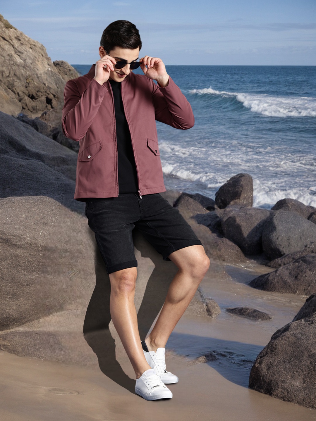 

Mast & Harbour Men Tailored Jacket, Mauve
