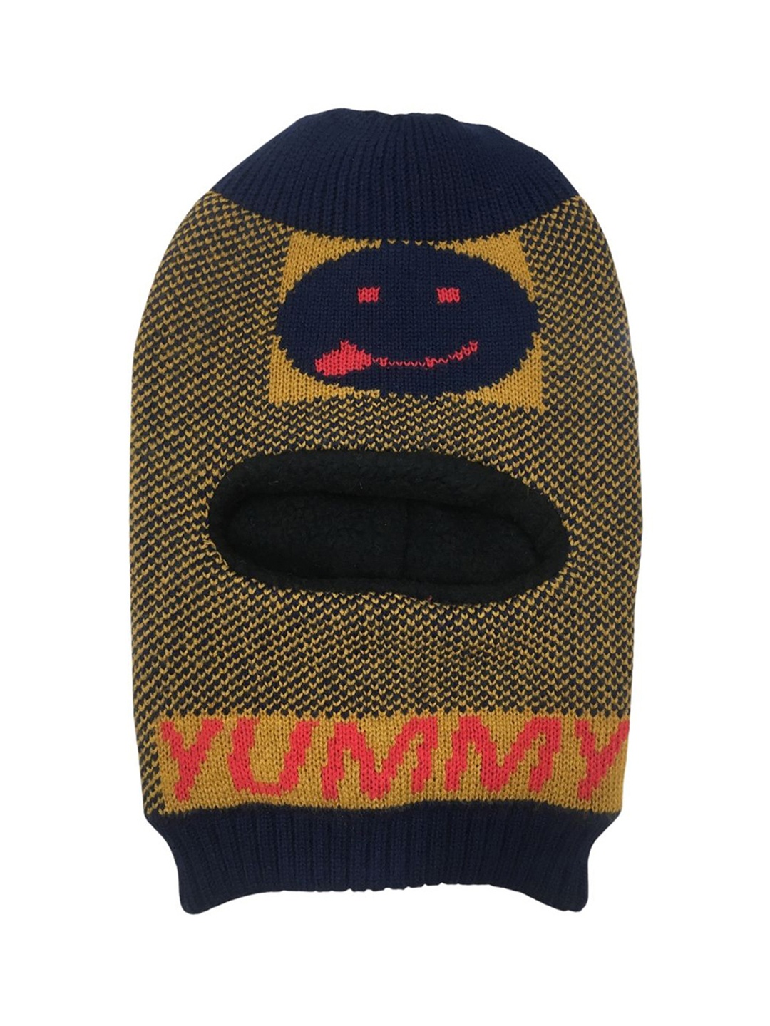 

Gajraj Unisex Kids Woolen Monkey Cap, Navy blue