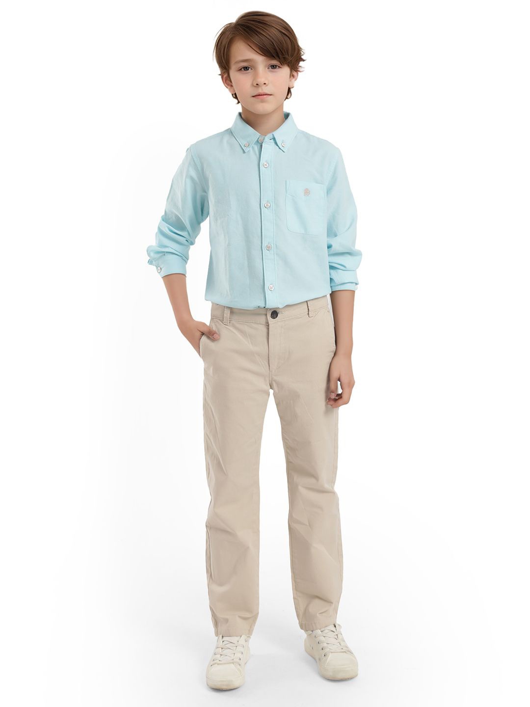 

Rare Ones Boys Solid Shirt, Blue