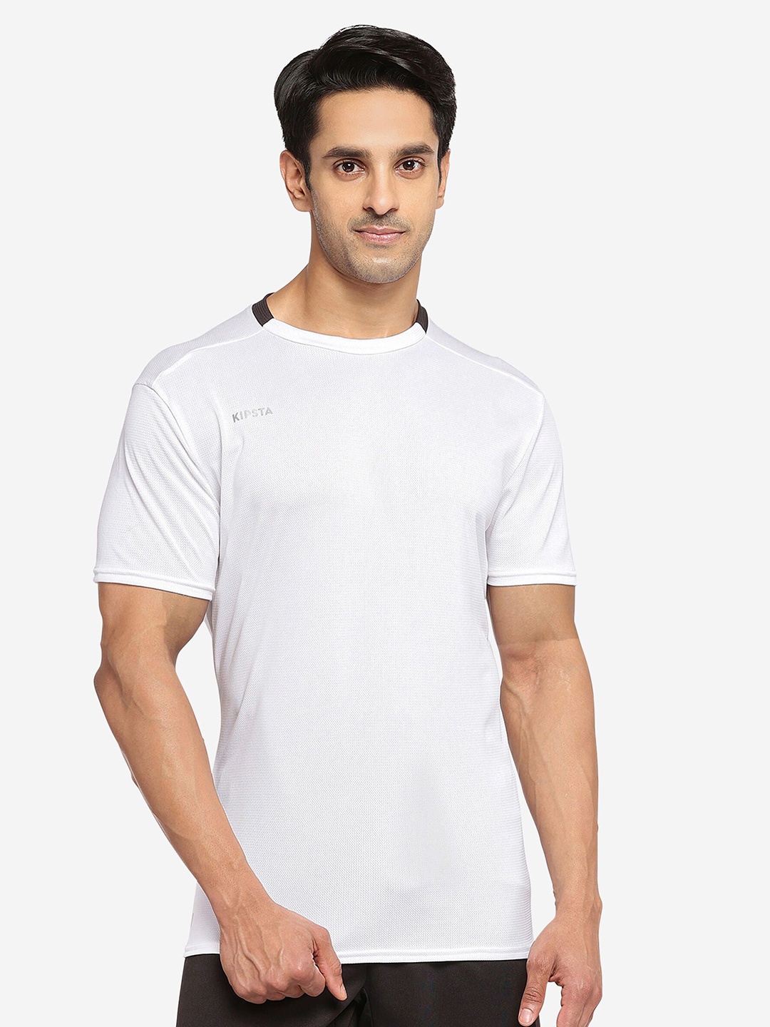 

Kipsta By Decathlon Men Essential Quick Drying Football Jersey, White