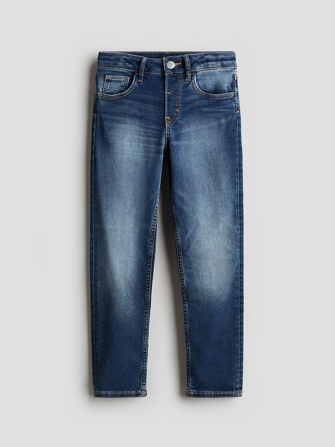 

H&M Boys Relaxed Tapered Fit Heavy Fade Jeans, Blue