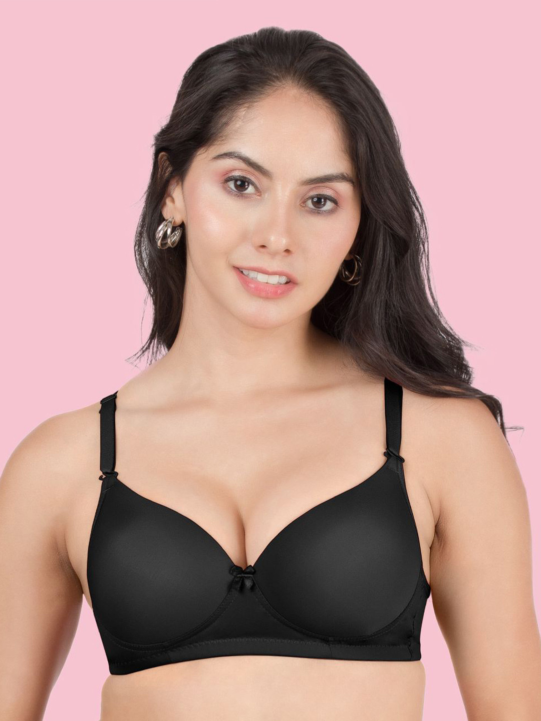 

Dressberry Heavily Padded Push-Up Bra, Black
