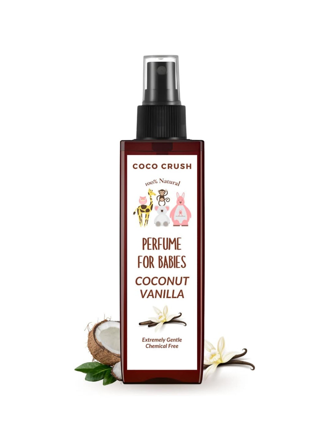

Coco Crush Coconut Vanilla Gentle Perfume-100ml, Transparent