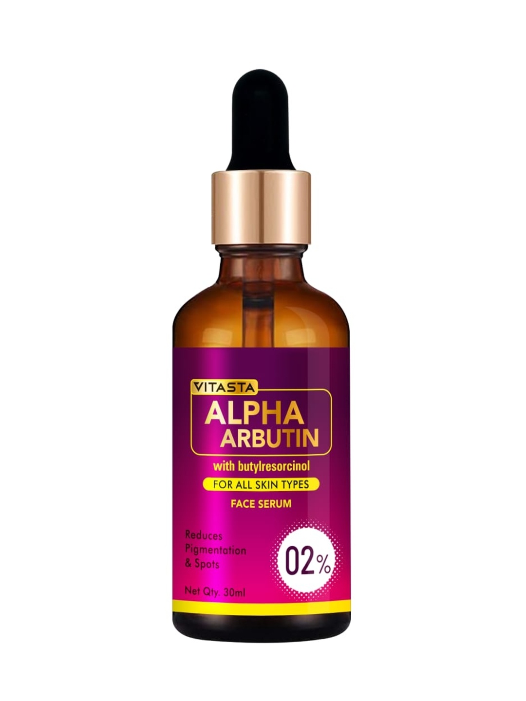 

VITASTA Alpha Arbutin Skin Brightening Face Serum-30ml, White