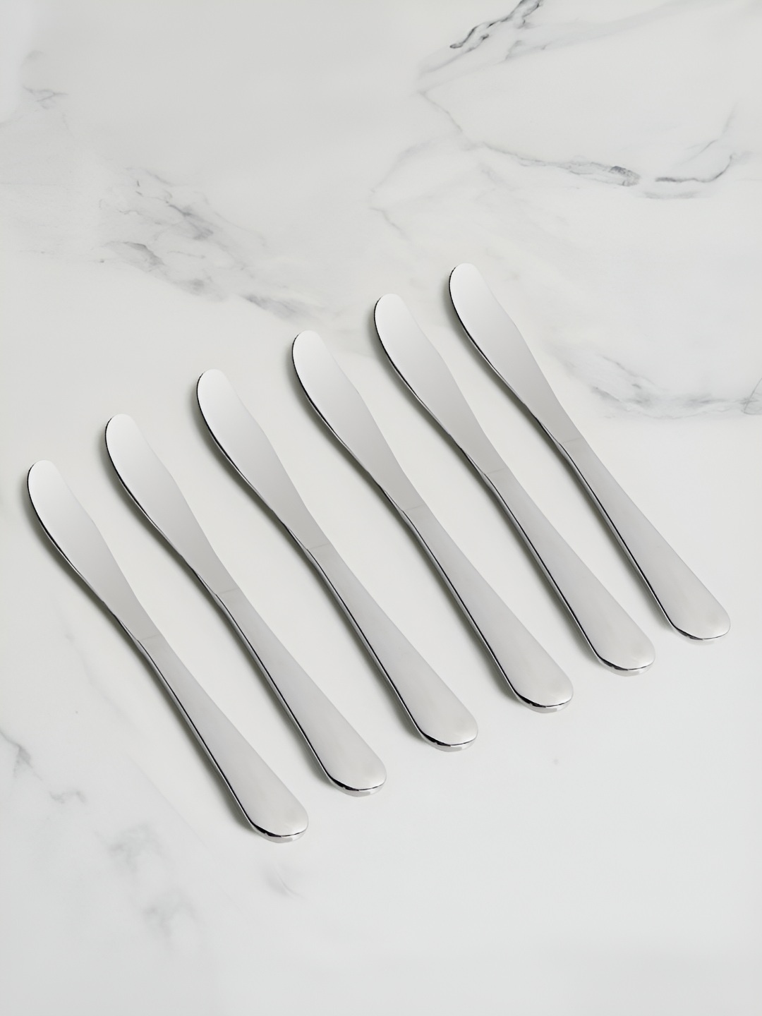 

MEYER Silver Toned 6 Pieces High Gloss Stainless Steel Dinner Knives