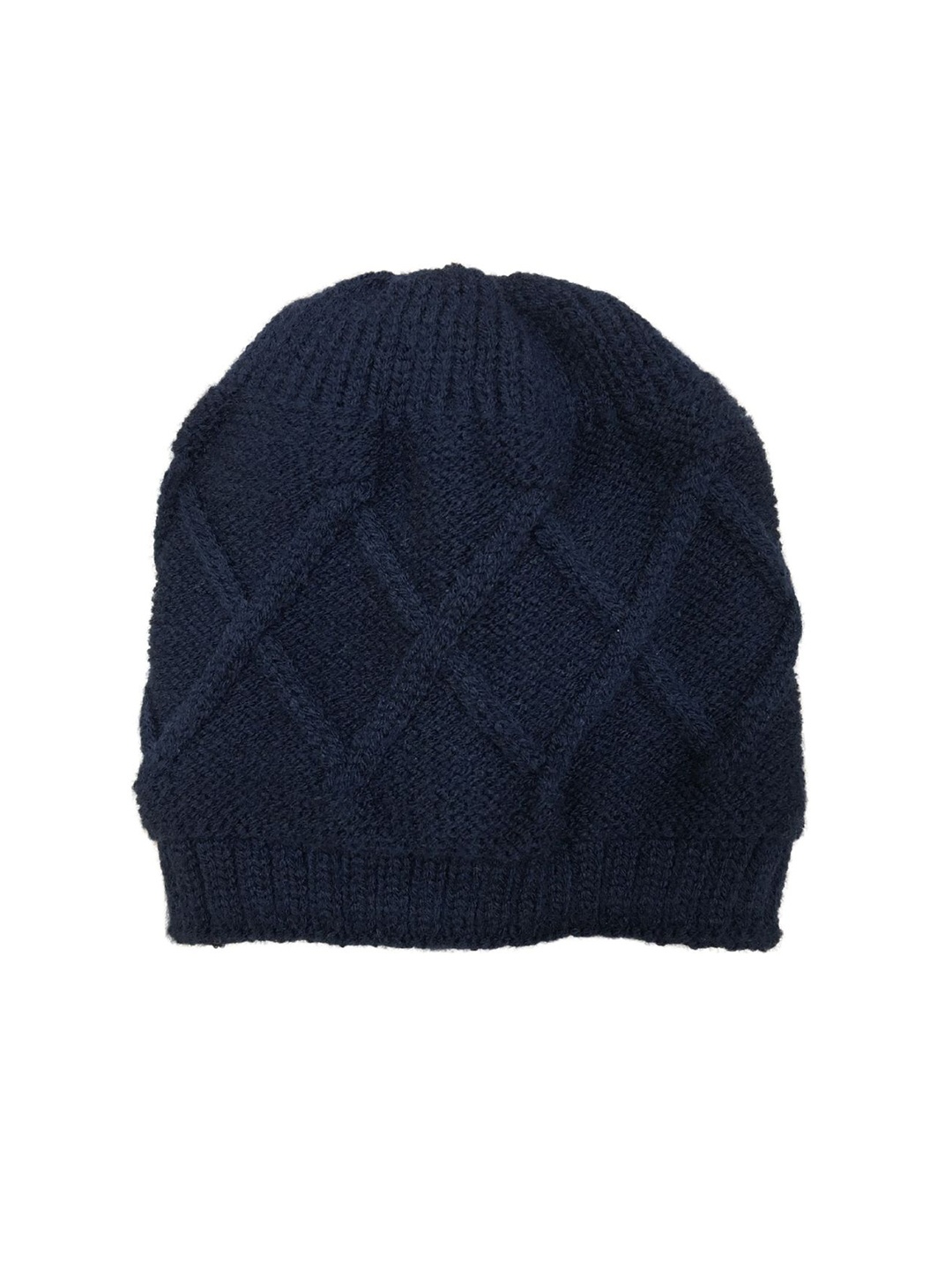 

Gajraj Unisex Self Design Kids Beanie, Navy blue