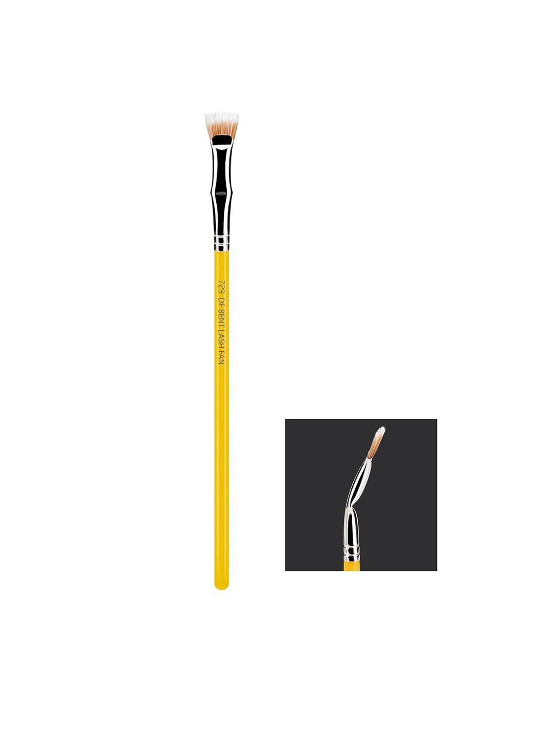 

Bdellium Tools Studio Series 729 Duo Fiber Bent Mascara Fan Brush- Yellow