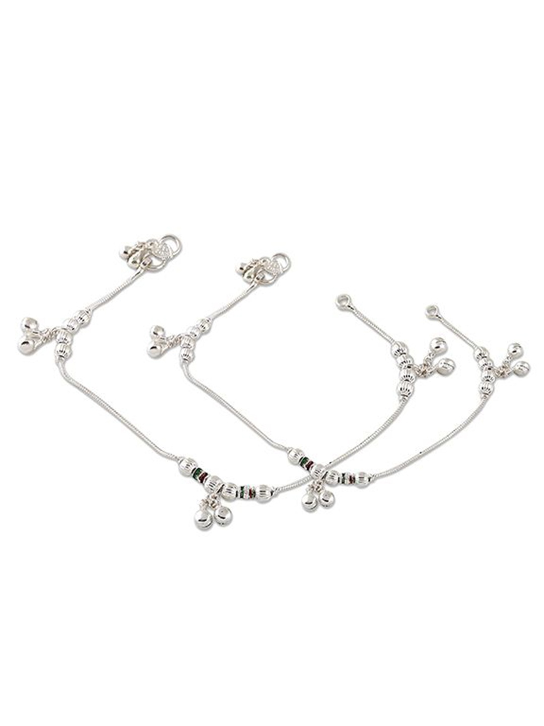 

Heer Collection Silver Plated Anklet