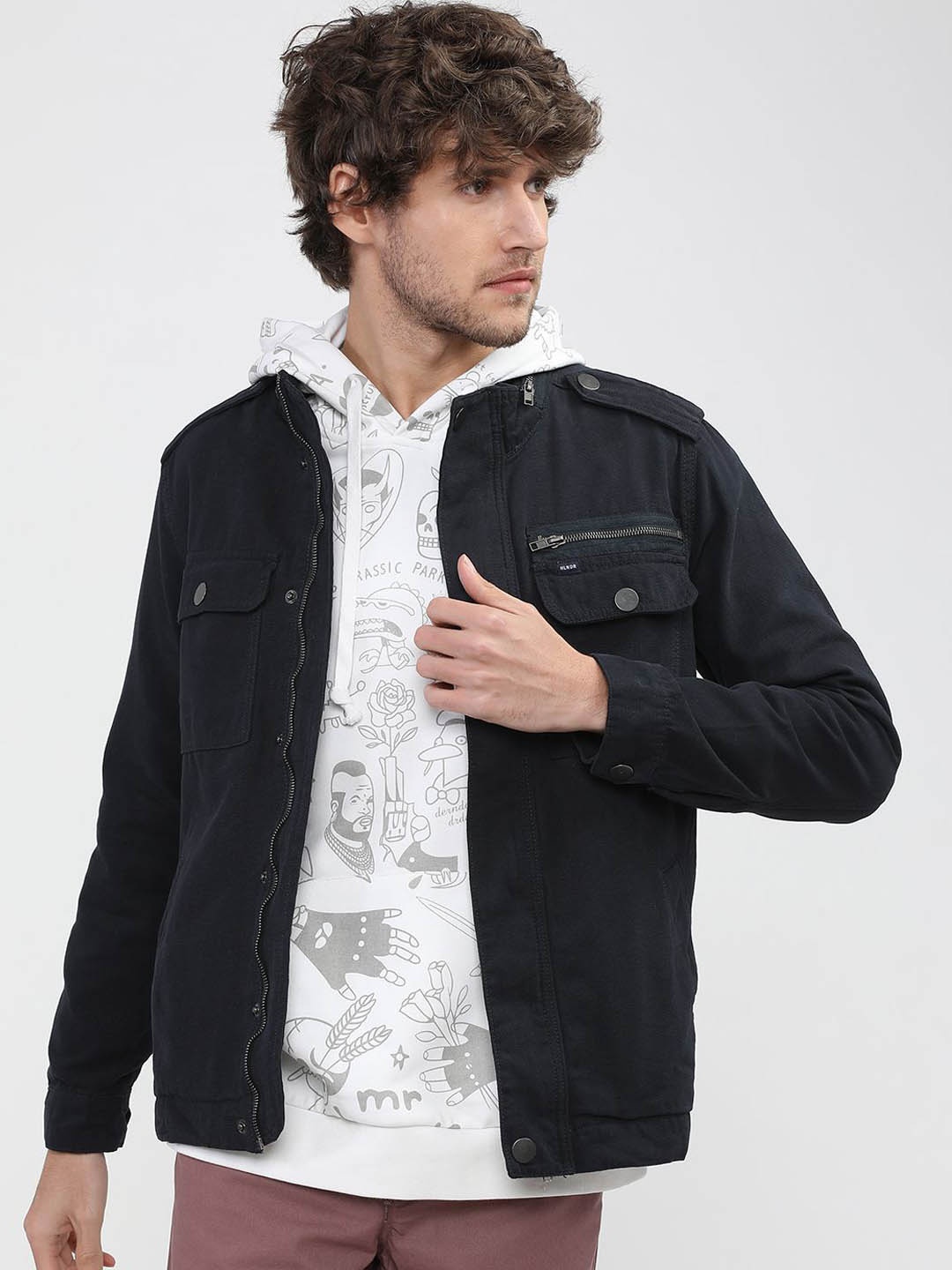 

HIGHLANDER Men Tailored Jacket, Navy blue