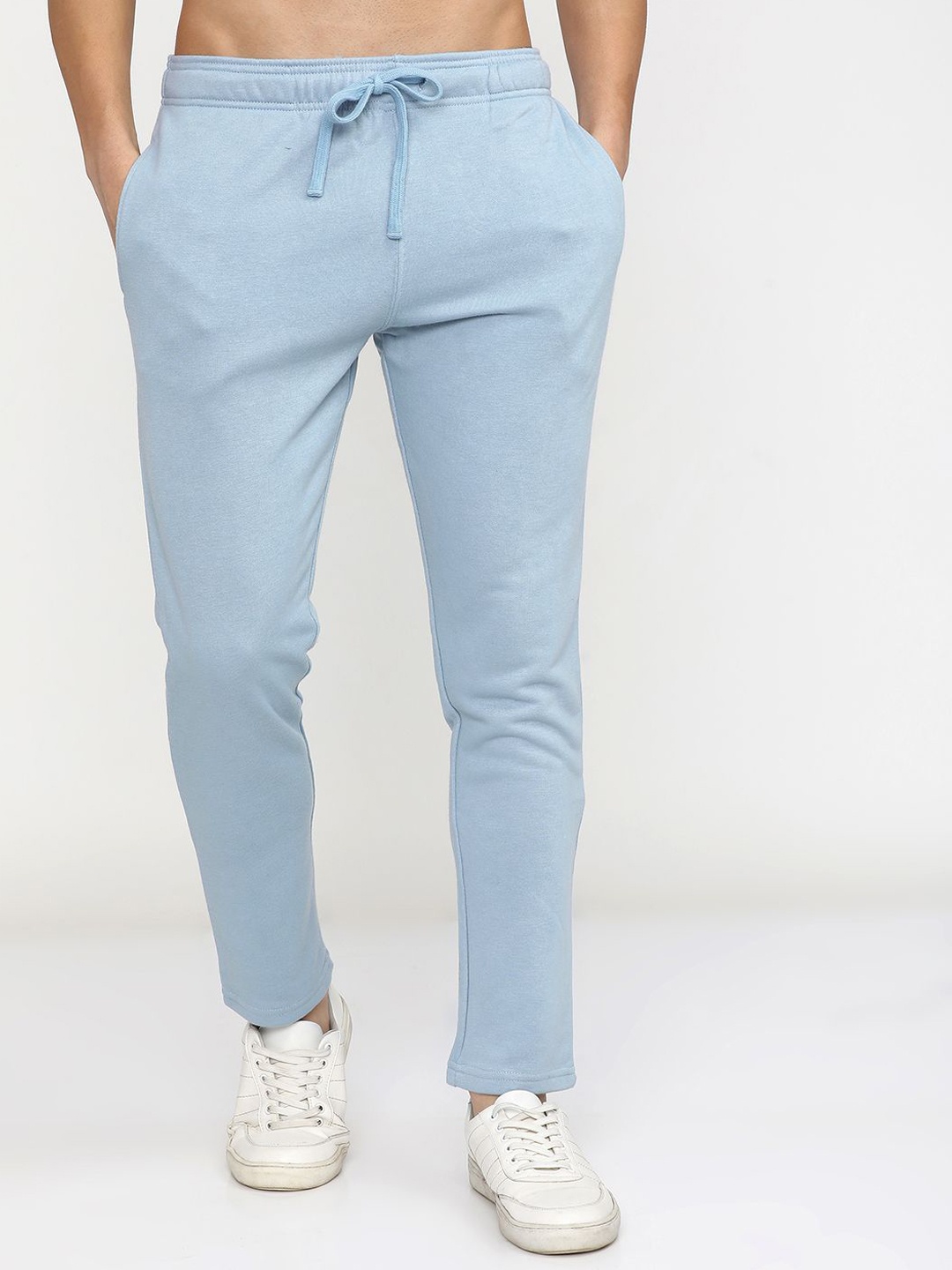 

HIGHLANDER Men Solid Regular Fit Mid-Rise Track Pants, Blue