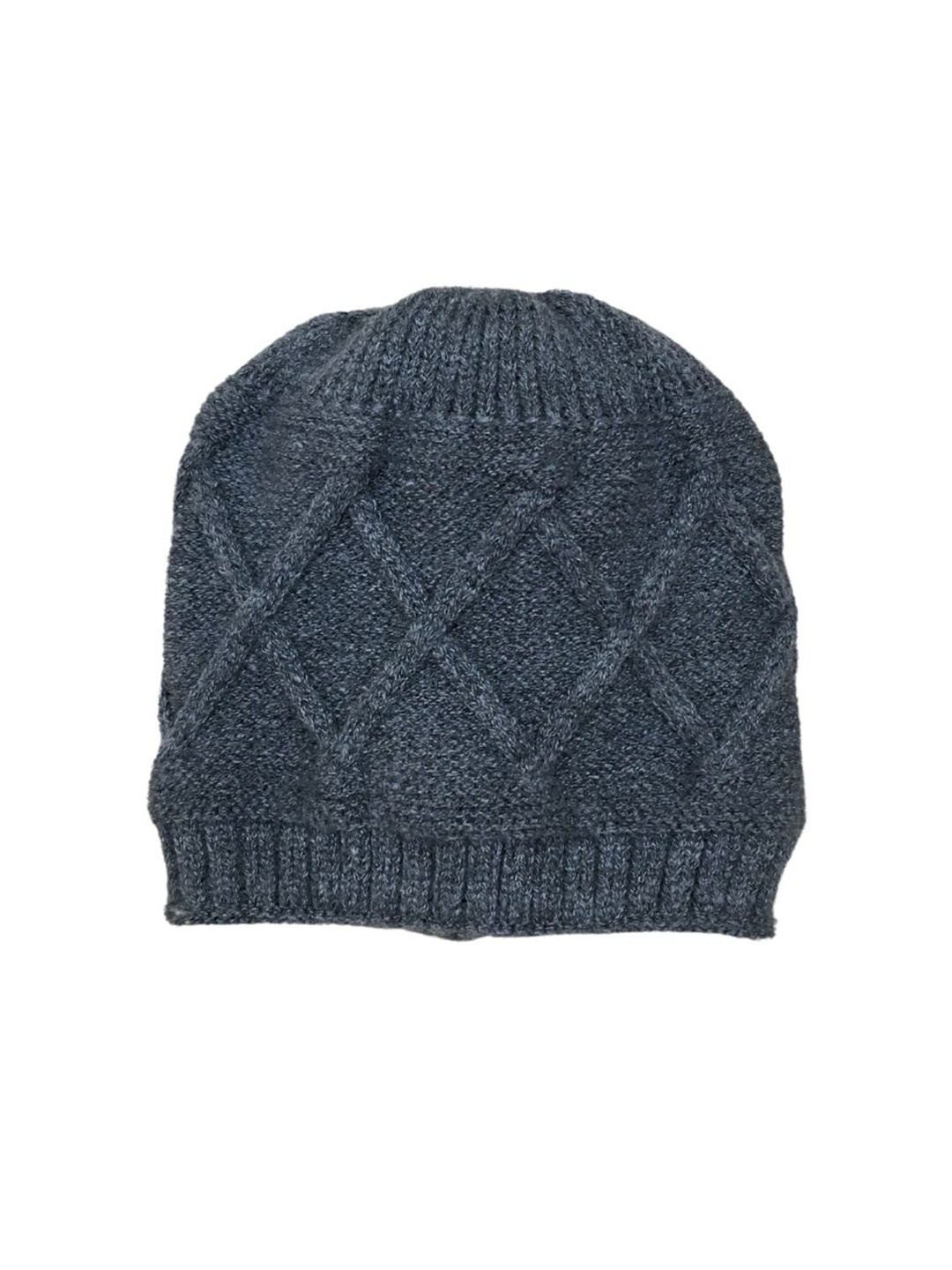 

Gajraj Unisex Kids Beanie Woolen Cap, Grey