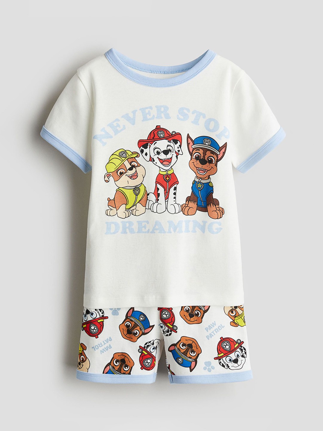 

H&M Boys Printed Pure Cotton Night Suits, White