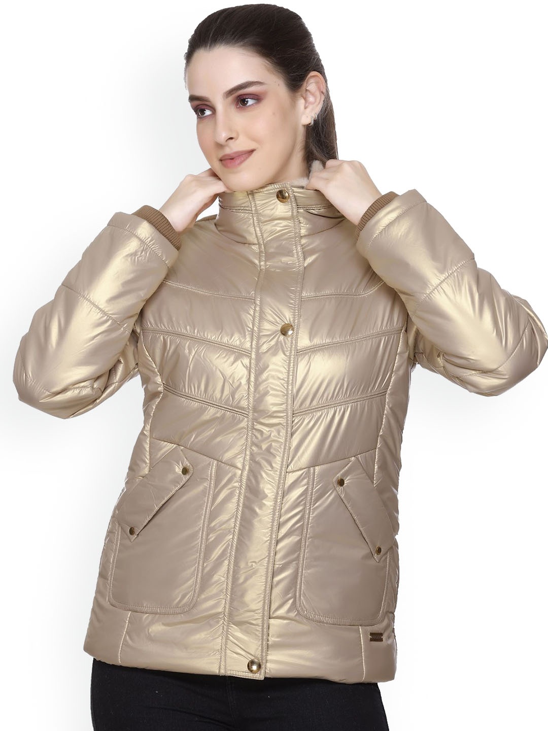 

Rozella Women Straight Trendy Jacket, Beige