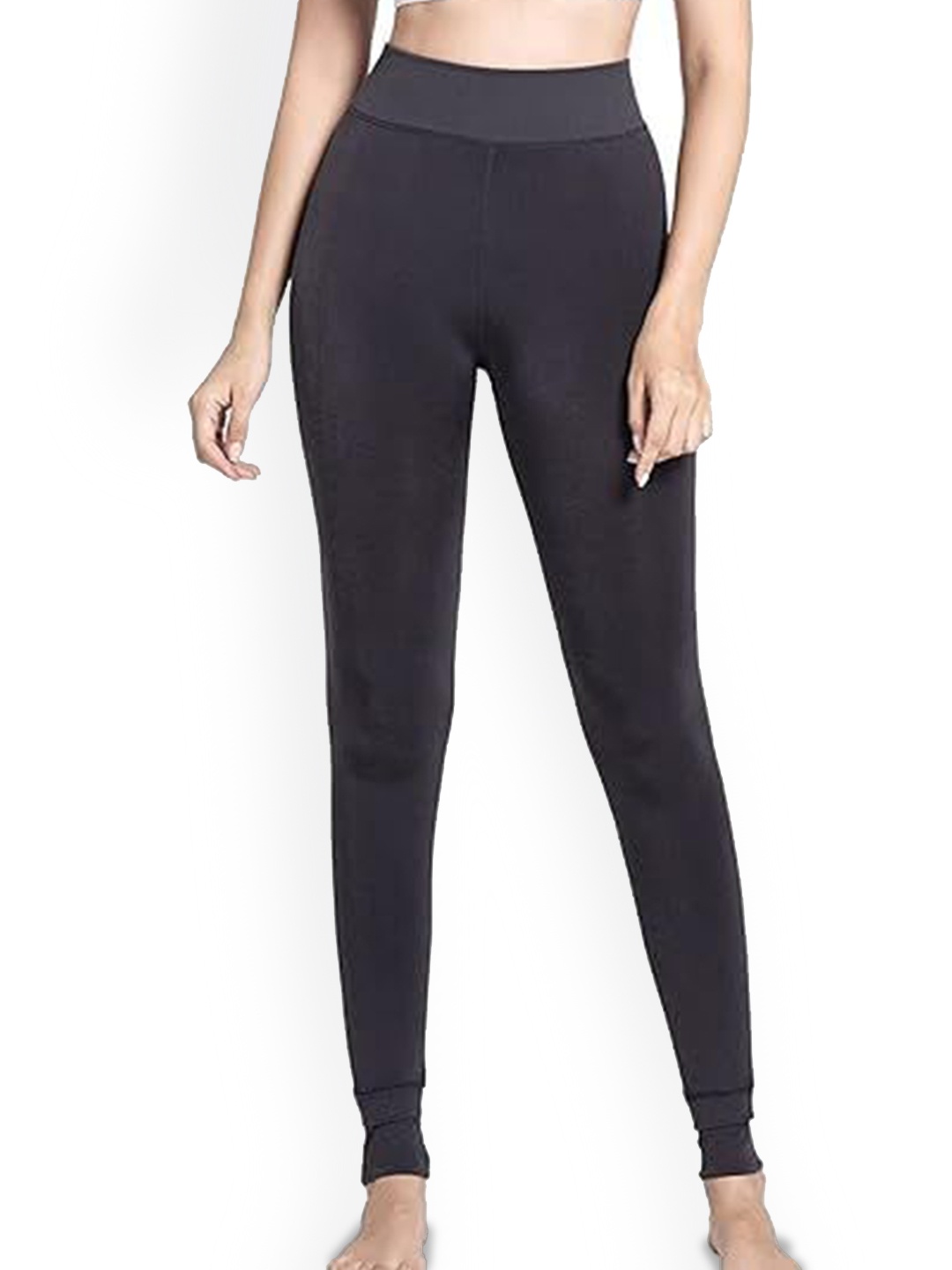 

BRACHY Women Thermal Ankle Length Winter Leggings, Grey