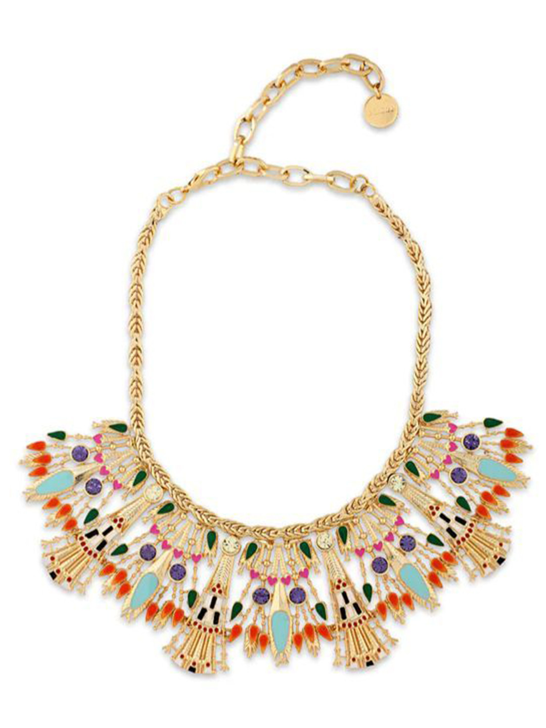 

VALLIYAN BY NITYA Brass Gold-Plated Necklace