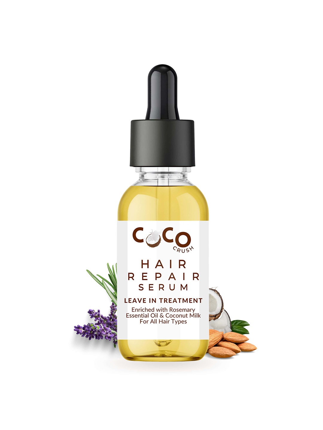 

Coco Crush Hair Repair Leave In Treatment Serum 15 ml, Transparent