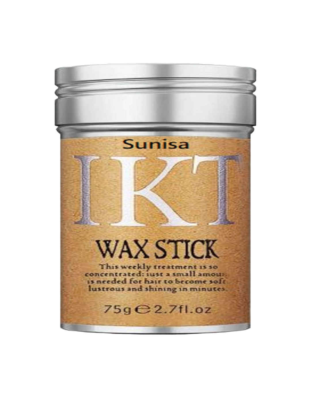 

SUNISA IKT Hair Styling Wax Stick With Bees Wax & Avocado Oil -75g, Transparent