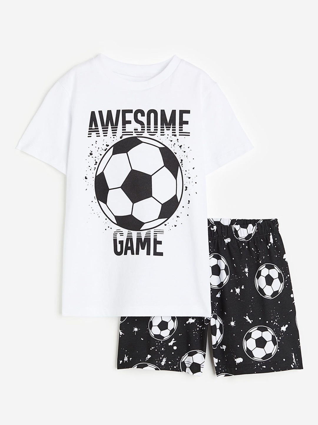 

H&M Infant Boys Printed Cotton Pyjamas, White