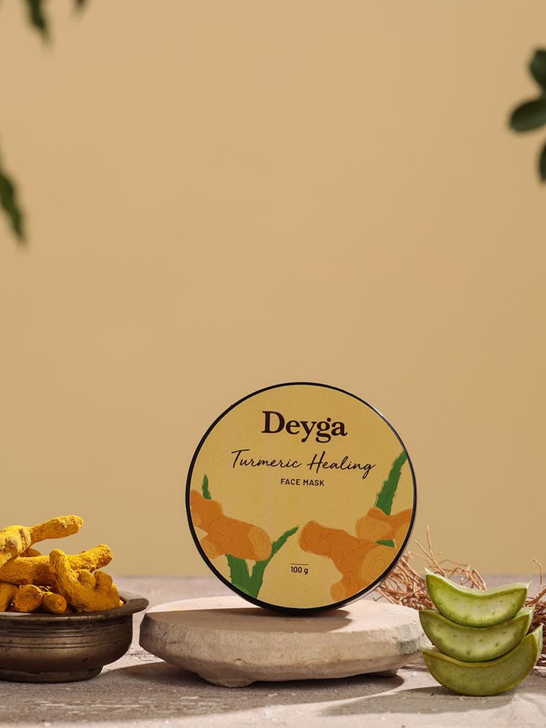 

Deyga Organics Turmeric Healing Face Mask -100g, Yellow