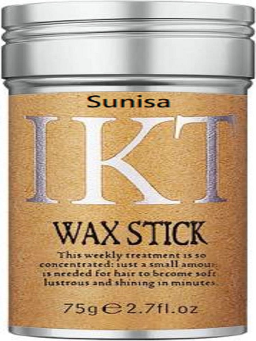 

SUNISA IKT Hair Wax Stick With Beeswax & Vitamin E 75 g, Transparent