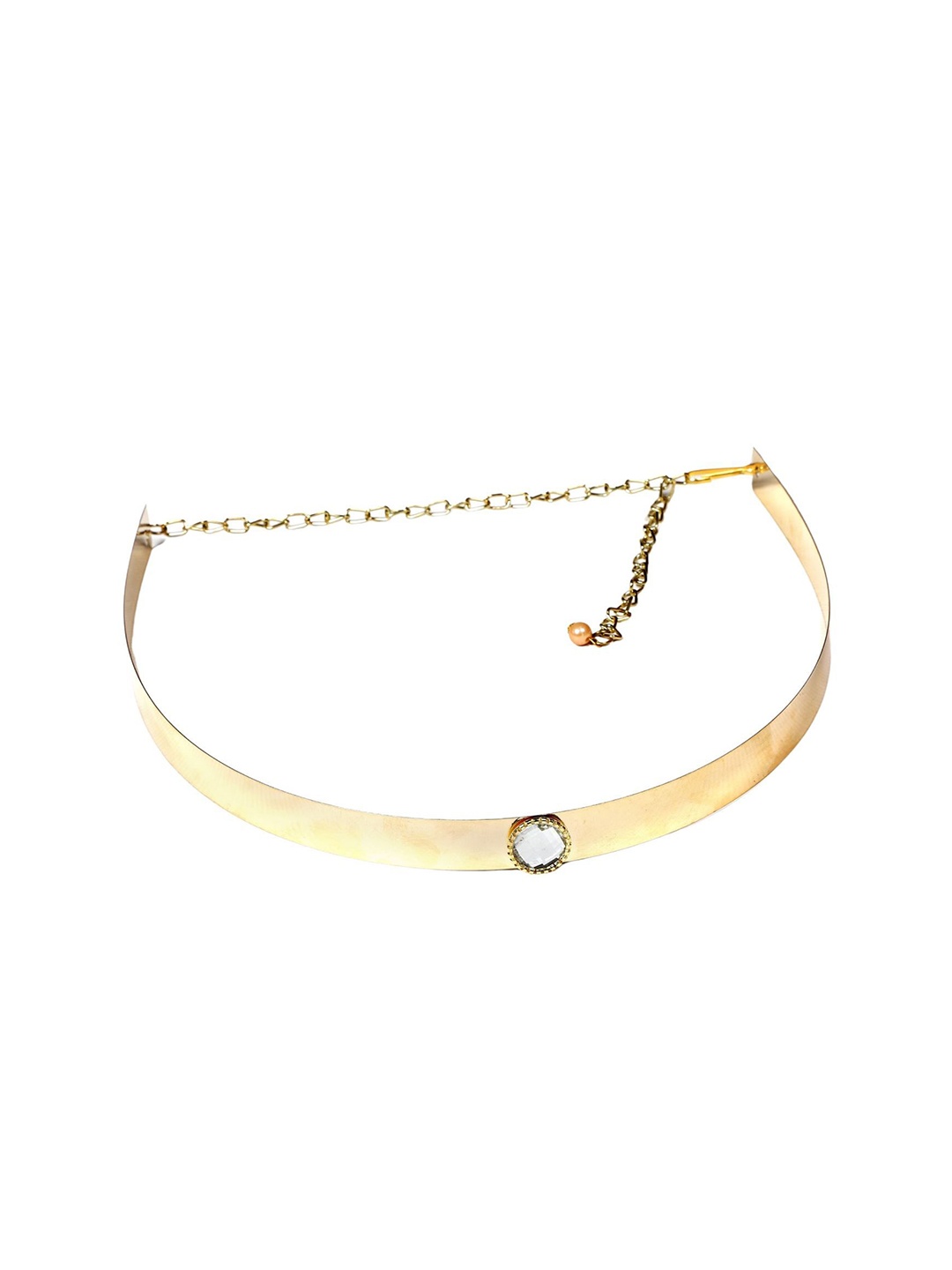 

Fabme Adjustable Metal Saree Belt, Gold