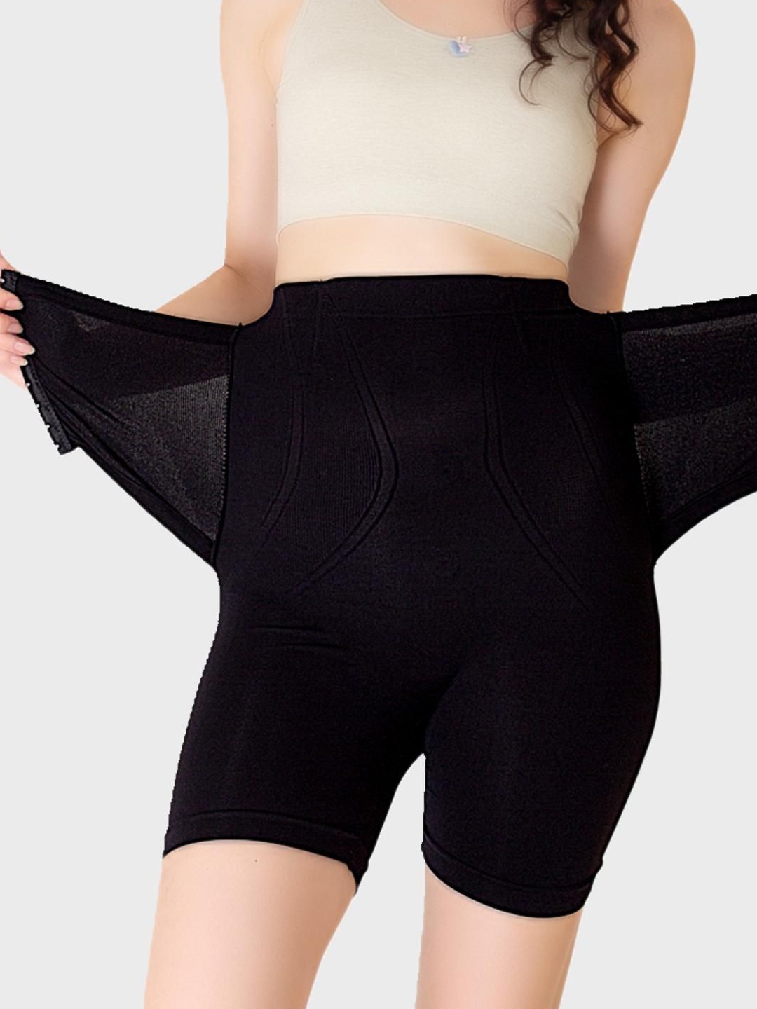 

Luella Women High-Waist Tummy & Thigh Shapewear, Black