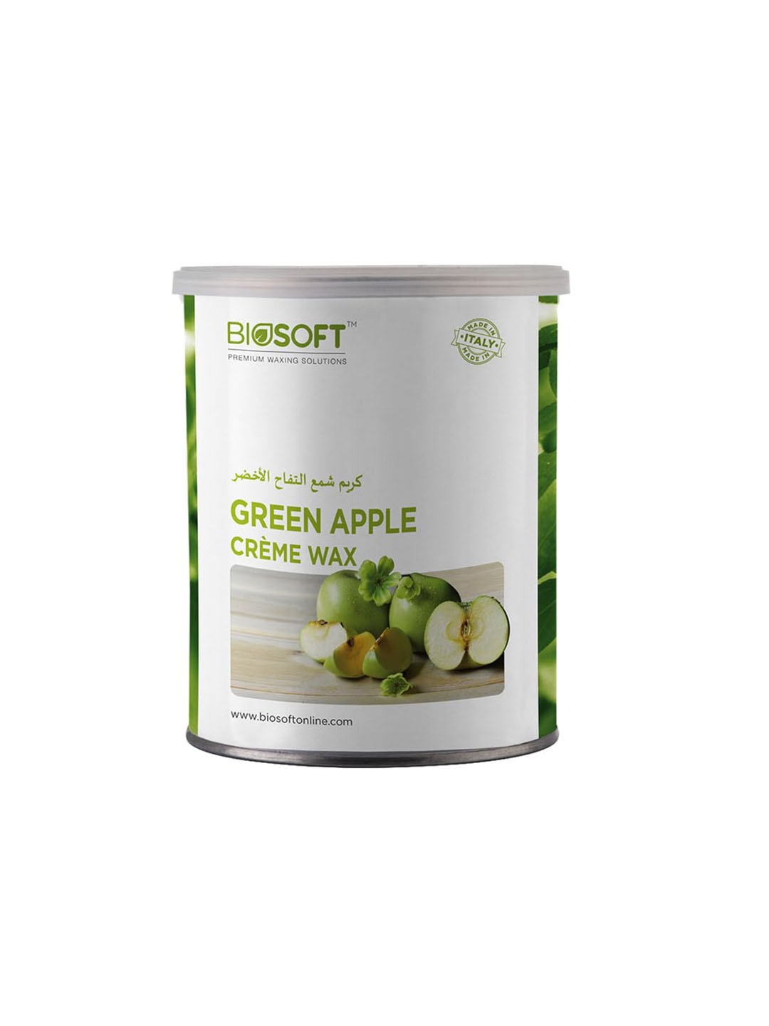 

Biosoft Green Apple Lipsoluable Creme Wax-800ml
