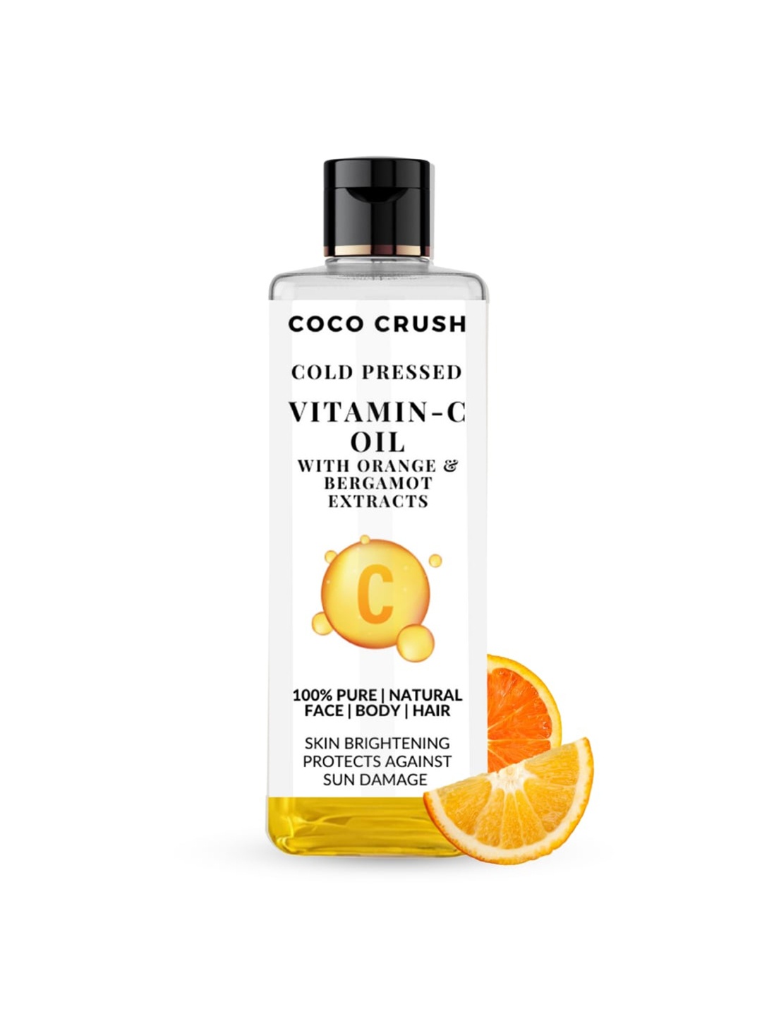 

Coco Crush Cold Pressed Vitamin C Oil With Orange & Beetroot Extracts- 50ml, Transparent