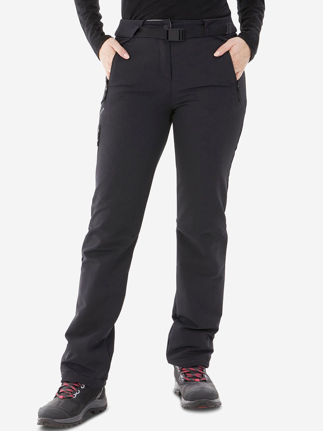 

Quechua By Decathlon Women Hiking Warm Water Repellent Winter Trousers, Black