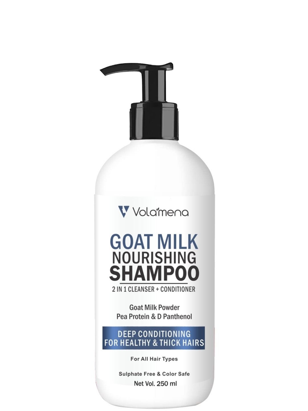 

Volamena 2 In1 Goat Milk Hair Shampoo- 250ml, Off white