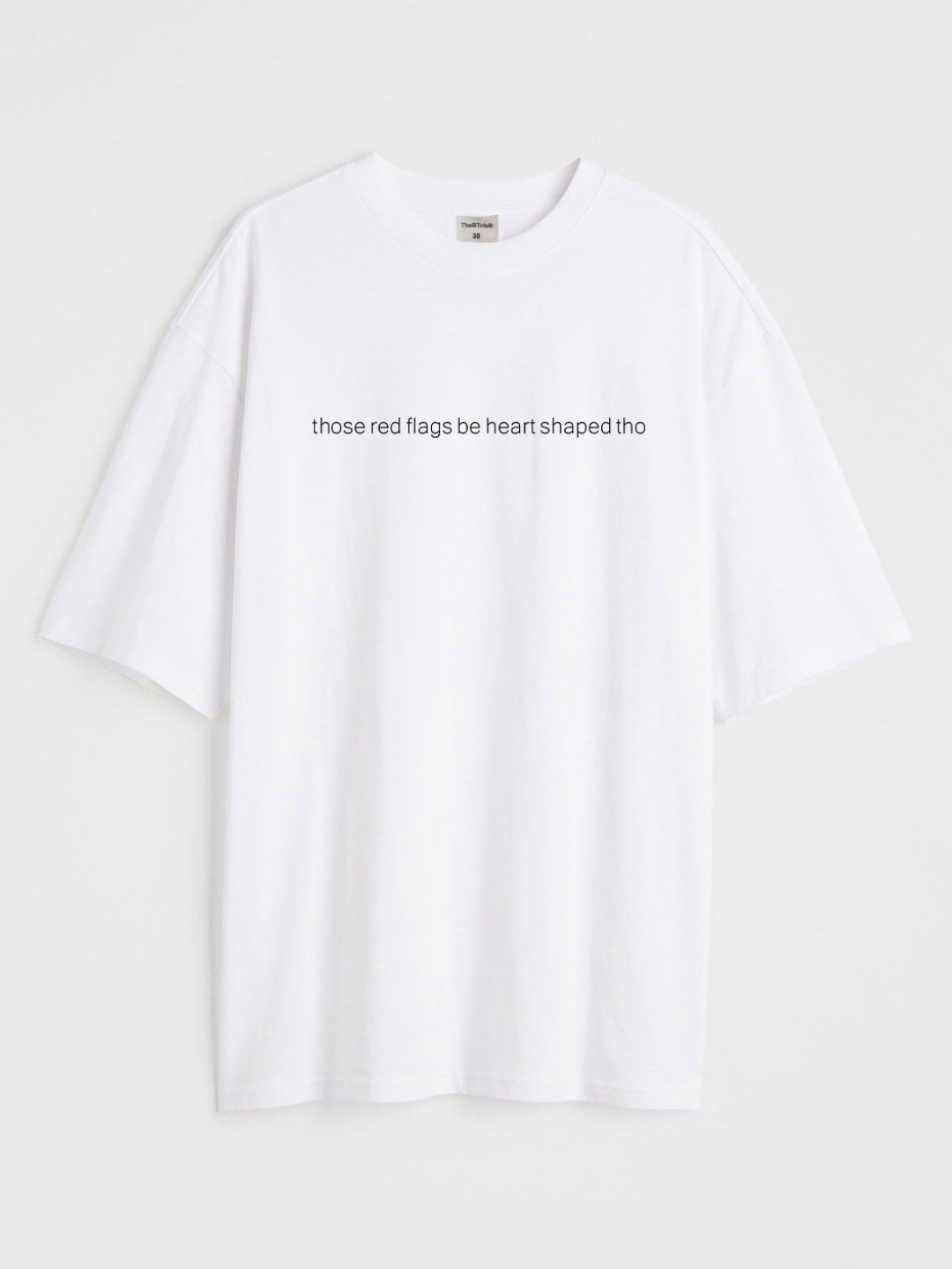 

TheBTclub Men Printed Drop-Shoulder Sleeves Activchill T-shirt, White