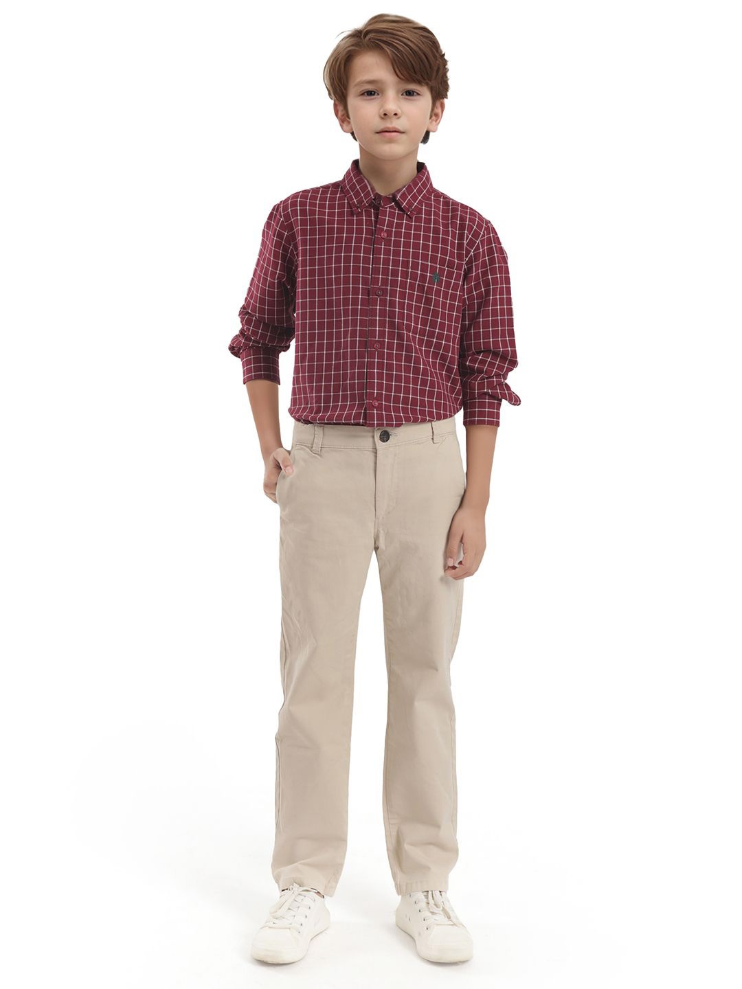 

Rare Ones Boys Checked Shirt, Red