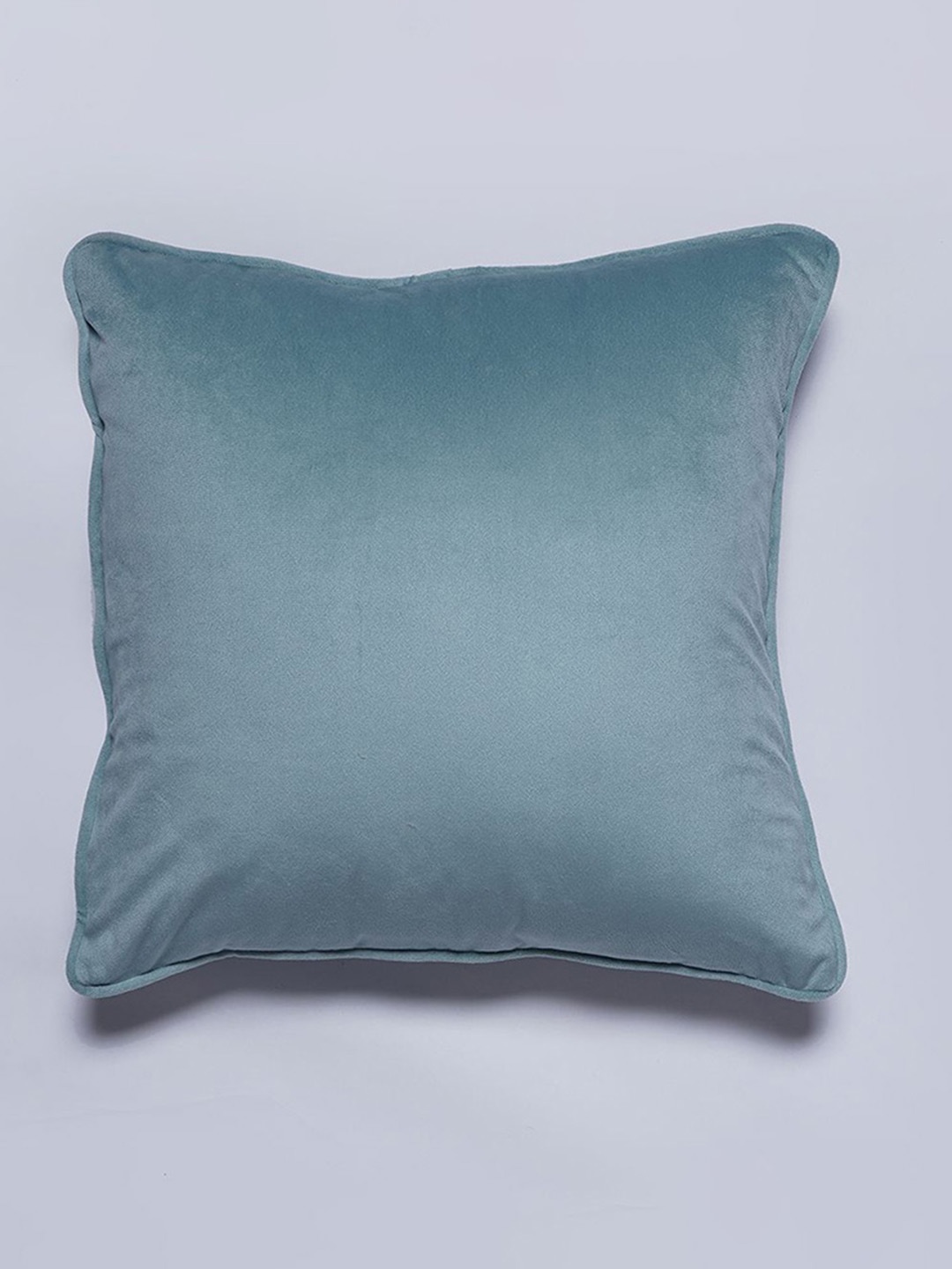 

SANSKRUTIHOMES Blue Velvet Square Cushion Covers