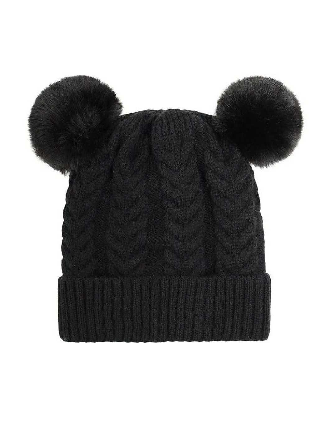 

Gajraj Unisex Kids Beanie, Black