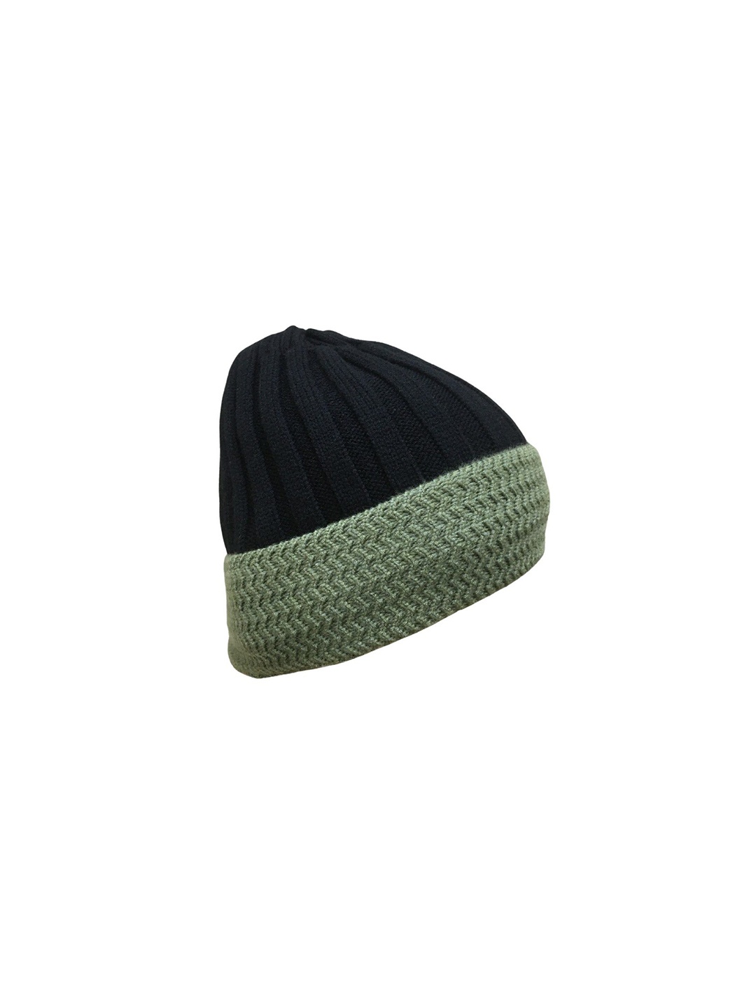 

Gajraj Unisex Self Design Beanie Caps, Olive
