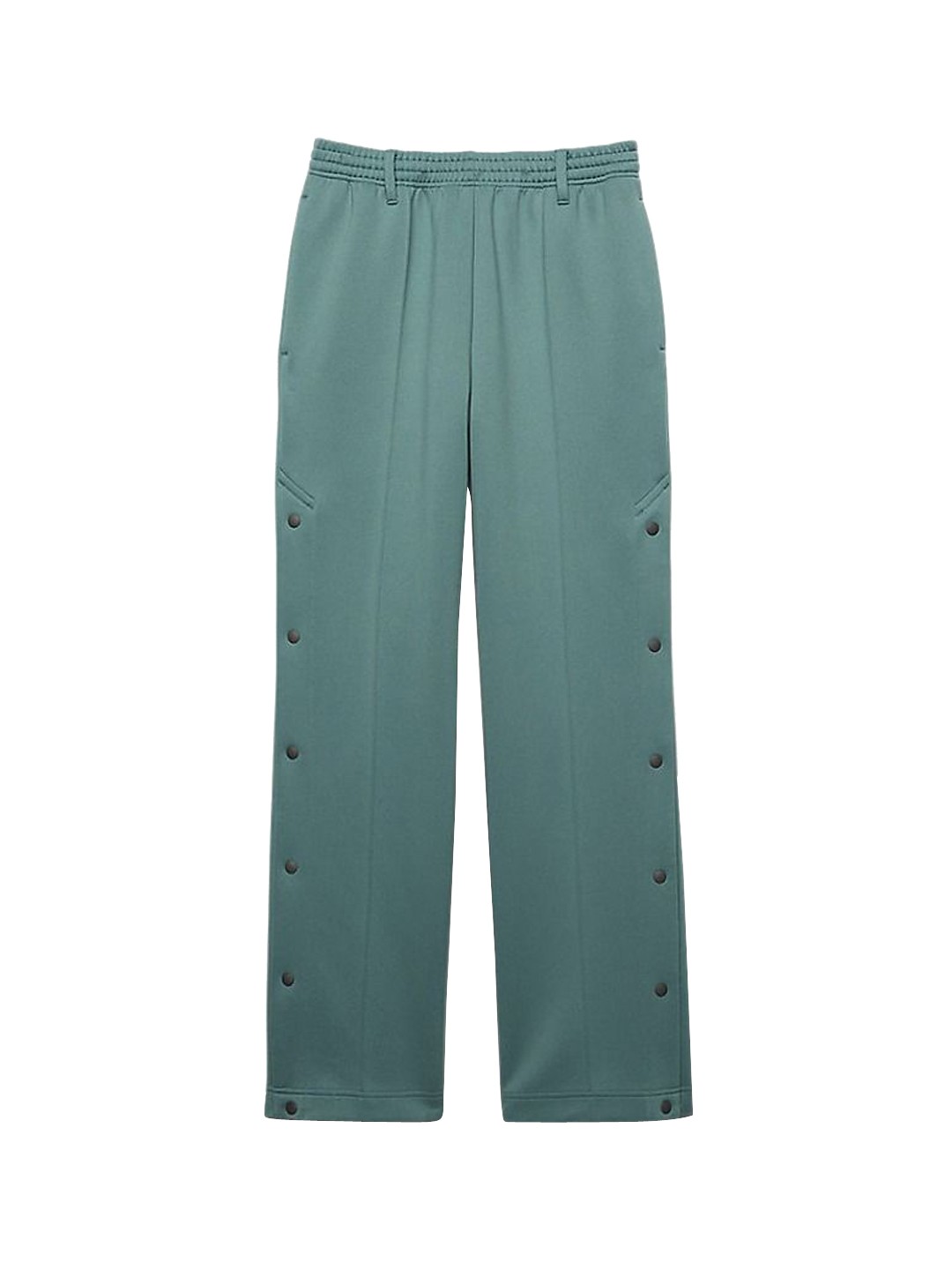 

ASICS Unisex Mid Rise Relaxed Fit Track Pants, Green