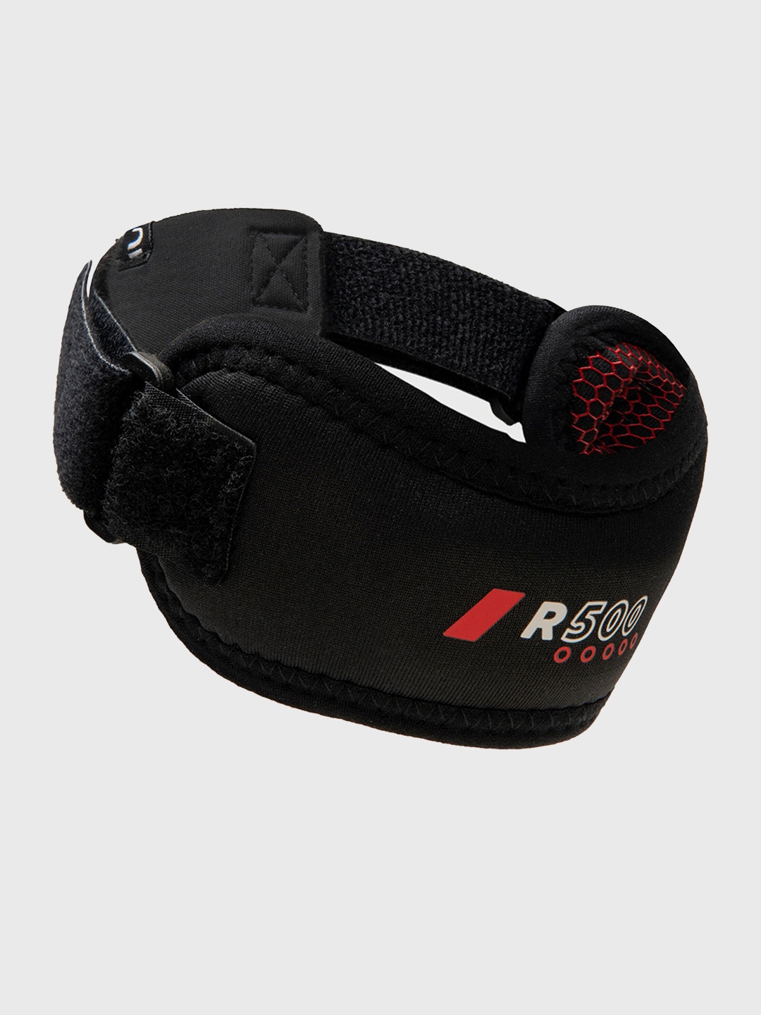 

TARMAK By Decathlon Men Right/Left Supportive Knee Strap R500, Black