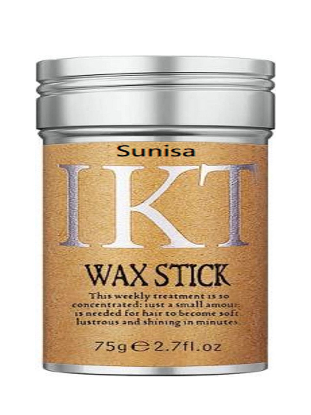 

SUNISA IKT Hair Wax Stick With Beeswax & Vitamin E 75 g, Transparent