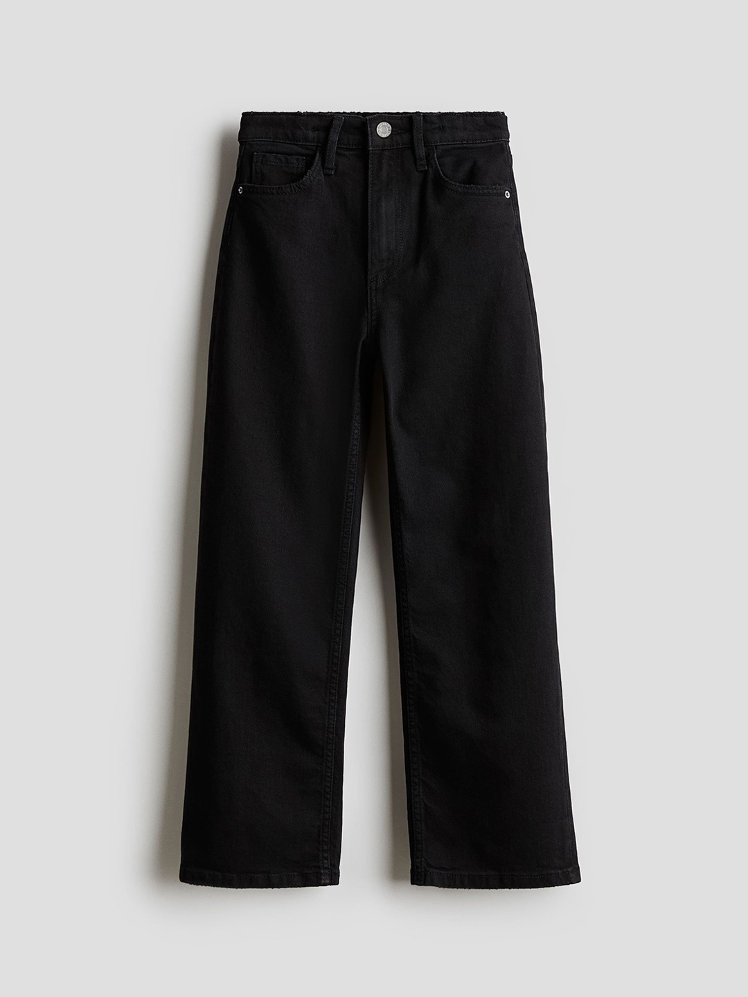 

H&M Girls Wide Leg Jeans, Black