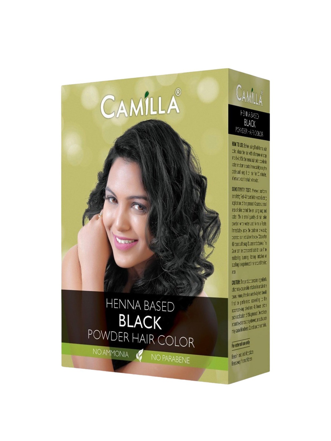 

CAMILLA Herbal Hair Color Pouch- 10g- Black