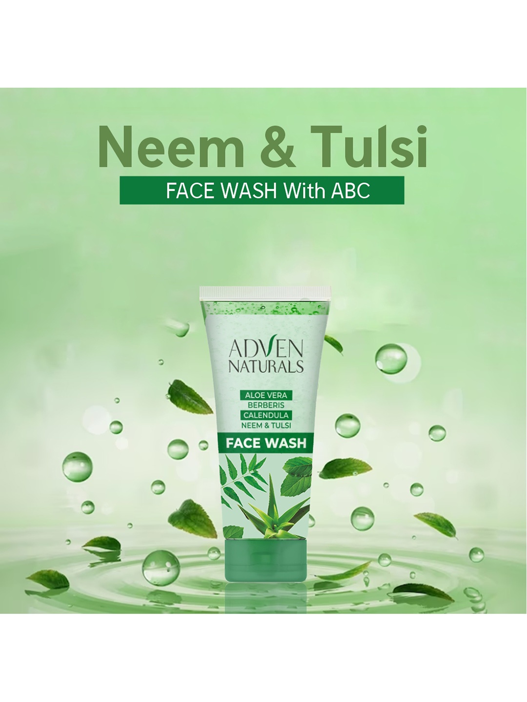 

ADVEN Face Wash With ABC-100g, Green