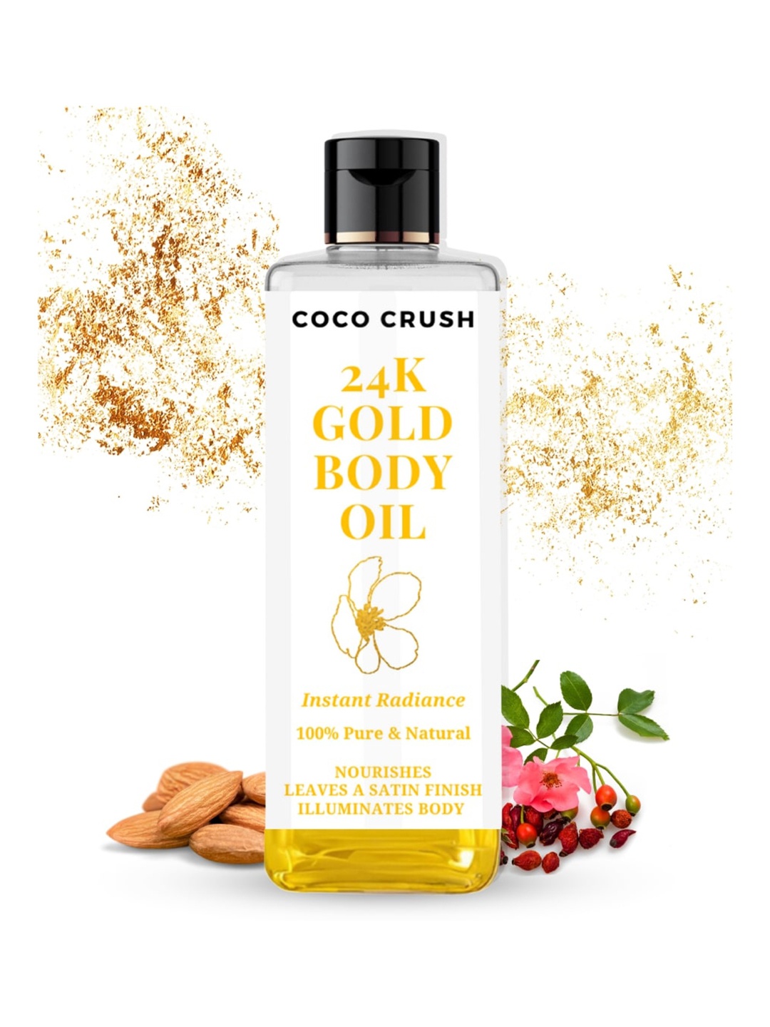 

Coco Crush 24K Gold Radiance Oil- 200ml, Transparent