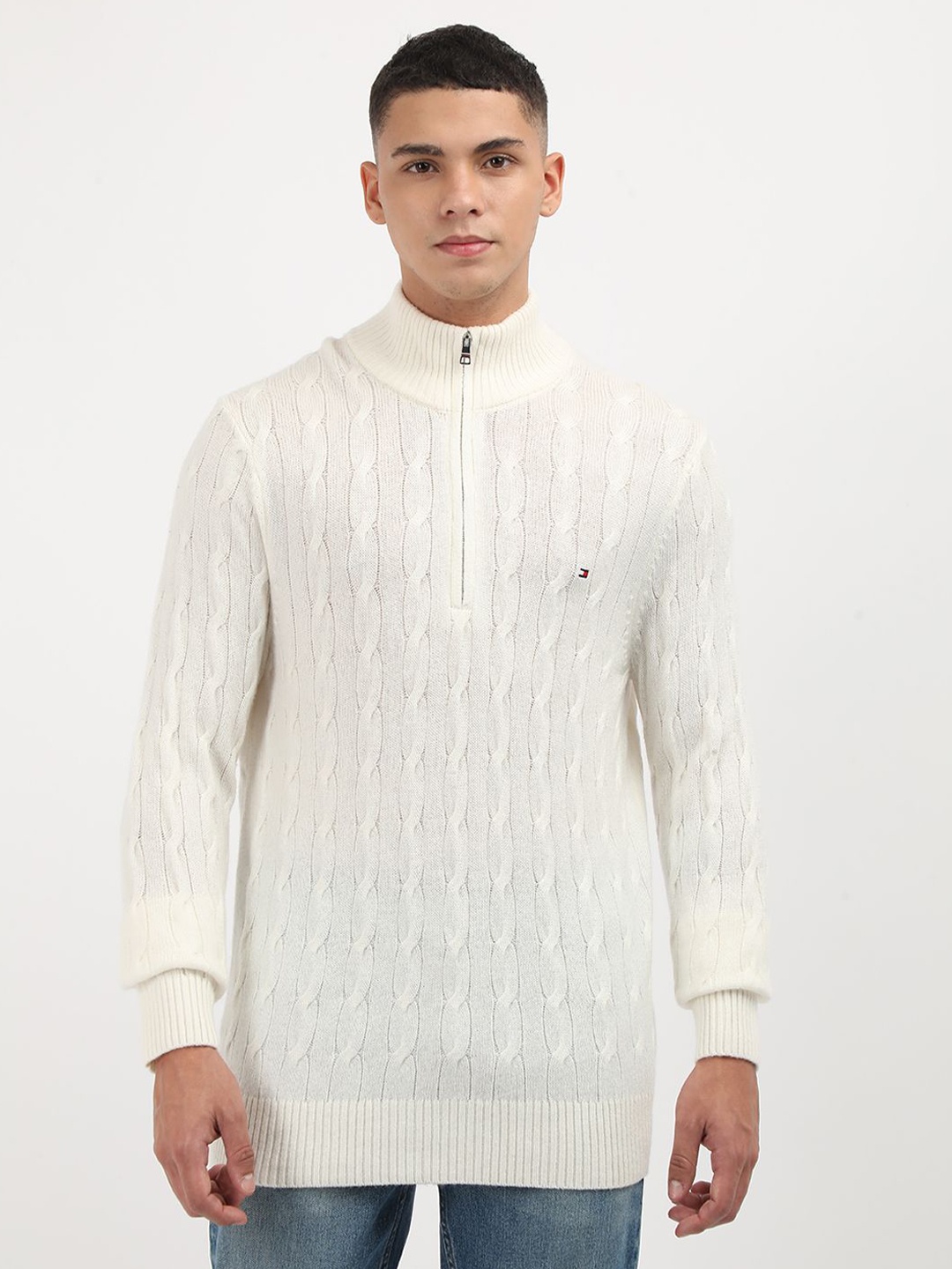 

Tommy Hilfiger Men Woollen Cardigan, White