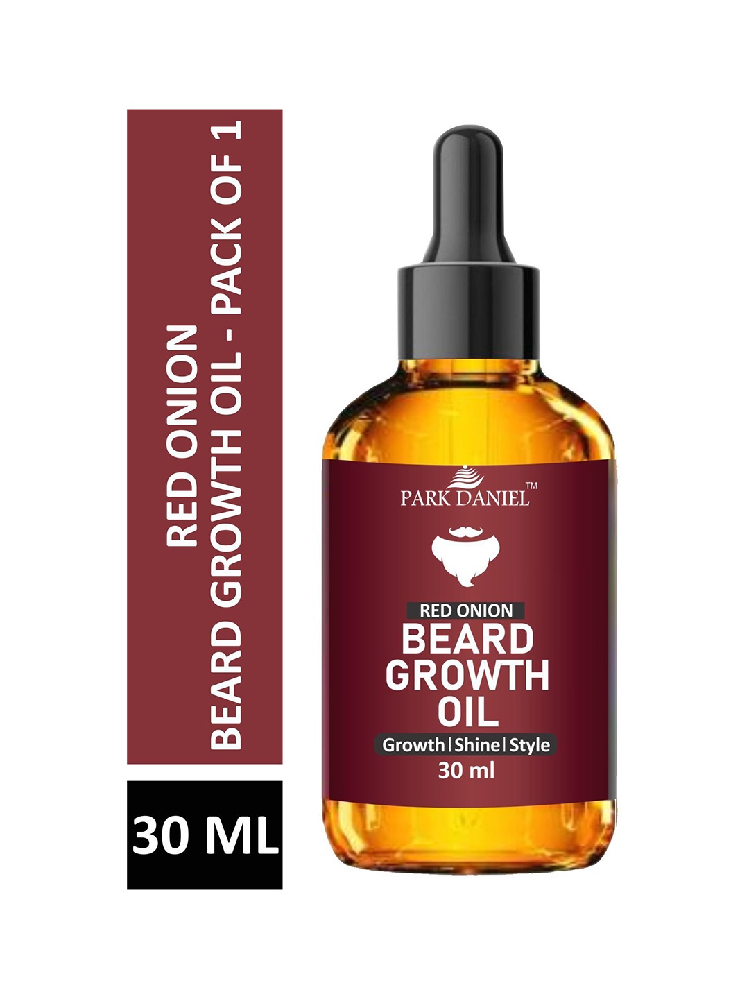 

Park Daniel Red Onion Extract Beard Growth Oil With Jojoba-30ml, Gold