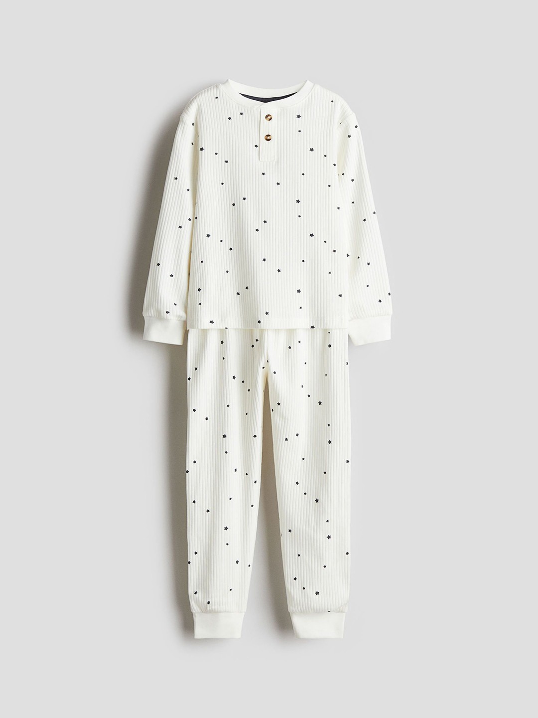 

H&M Boys Patterned Night Suits, White