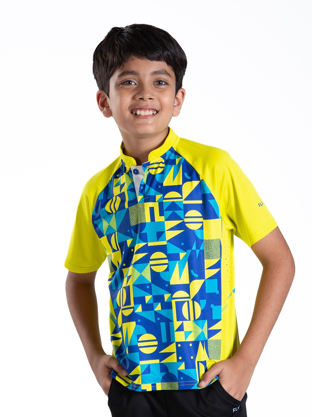 

FLX By Decathlon Boys Polo Collar Cricket T-Shirt, Yellow