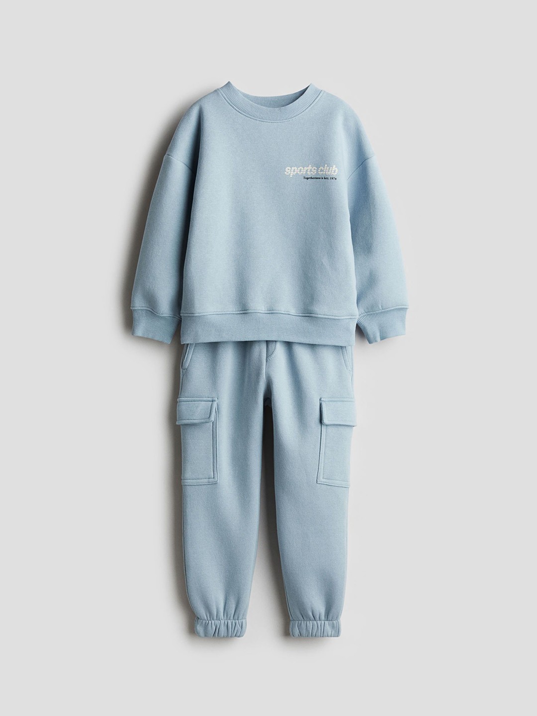 

H&M Boys Sweatshirt Set, Blue