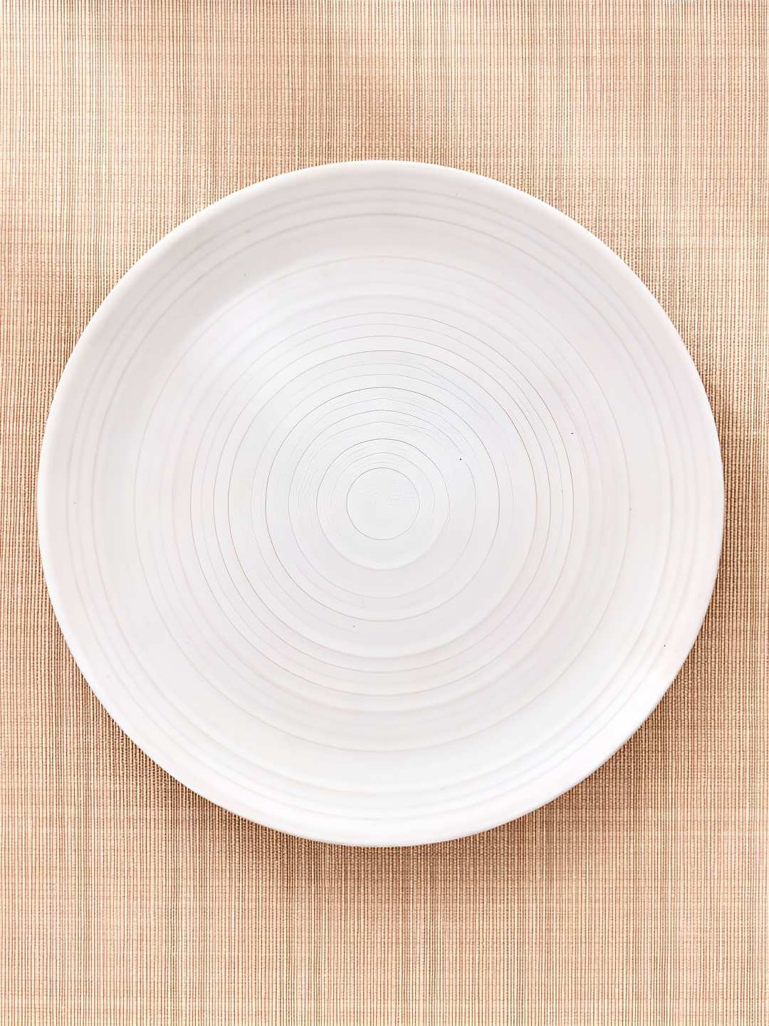 

Home Centre Natura White Textured Matte Stoneware Plates