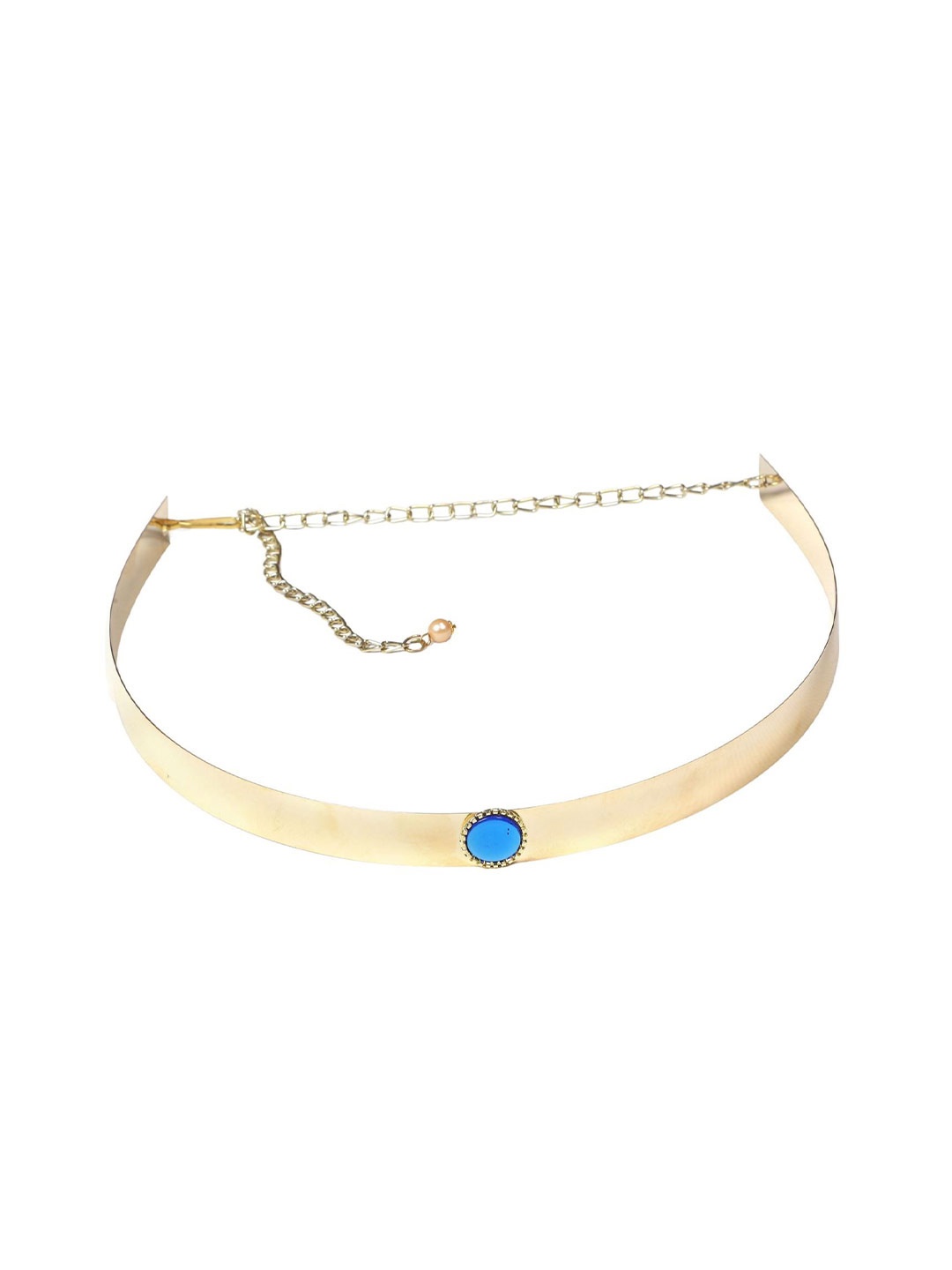 

Fabme Adjustable Metal Saree Belt, Gold