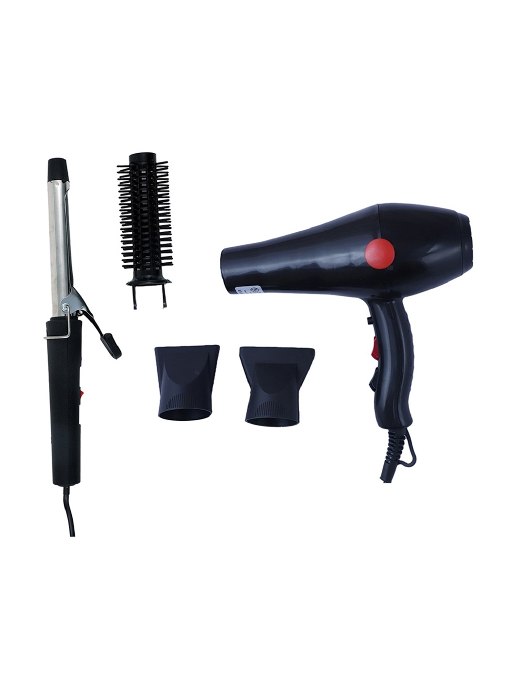 

CK INDIA Hair Dryer 2000 Watts & Curler 471B Black